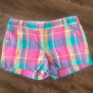J. Crew madras short size 2